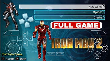 Iron Man 2 - The Video Game | Full Game | Walkthrough | PSP | PPSSPP Emulator Android Game Play