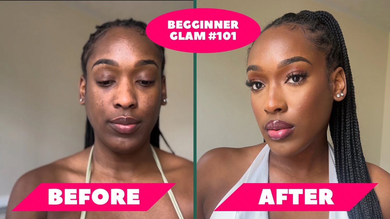 HOW TO apply GLAM makeup BEGINNER friendly YouTube