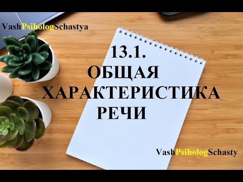 ⚡13.1 Общая характеристика речи #вашпсихологсчасть #осознание #задачаречи #речь #мозг #развитьречь