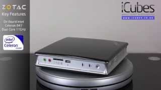 Zotac ZBOX Mini-PC ZBOX-ID85-BE - On-board Intel Celeron 847 Dual Core 1.1GHz