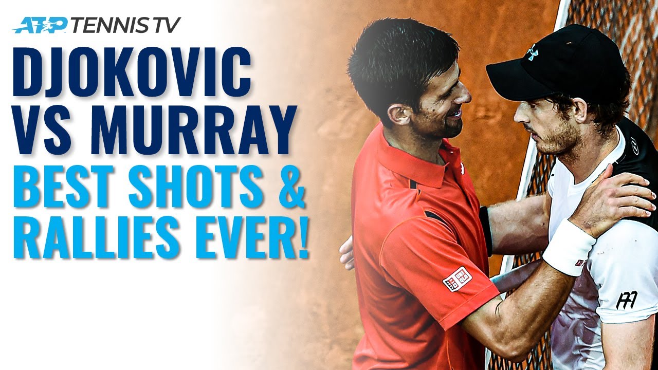 Novak Djokovic vs Andy Murray Best ATP Shots and Rallies Ever