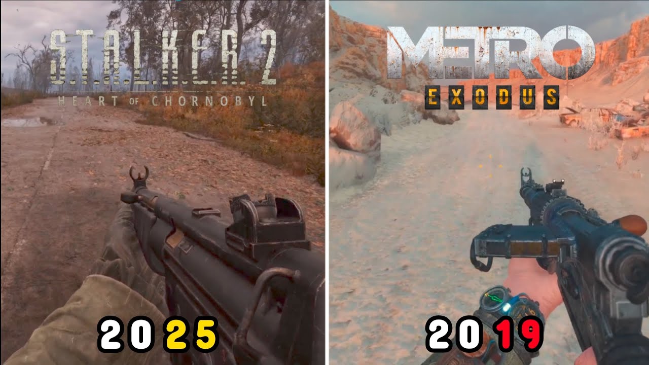 STALKER 2 Heart of Chornobyl vs Metro Exodus – Ultimate Physics and Details Comparison 