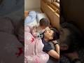 【天使ってる】寝てるパパに悩み相談をする子ども #baby #cute #shorts