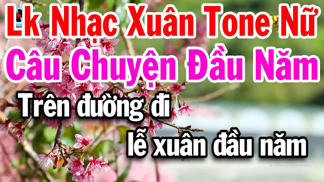 Karaoke Liên Khúc Nhạc Xuân Tone Nữ Dễ Hát 2026 | Câu Chuyện Đầu Năm