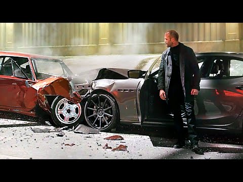Кадр: Дом и Шоу встречаются лоб в лоб — «Форсаж 7»