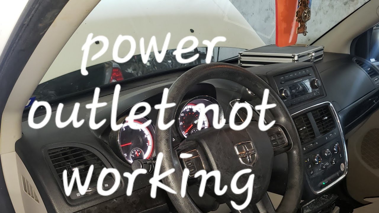 2013 dodge grand caravan power outlet YouTube