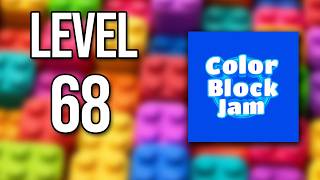 Color Block Jam Level 68 Solution (Walkthrough)