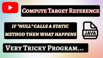 Java - "Null" calling a static method.