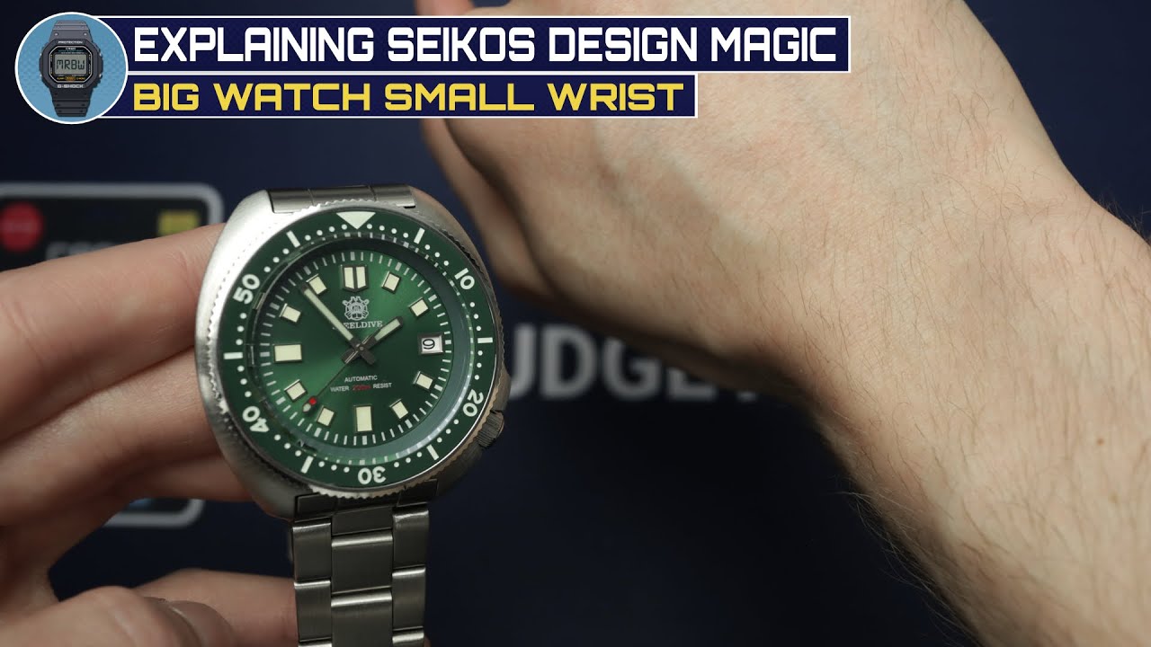 Big Watch Small Wrist | How Seiko Makes A Big Watch Wear Like A Small One -  YouTube