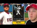 i finally unlocked 99 BABE RUTH and put him on my GOD SQUAD.. MLB The Show 20