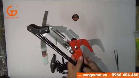 Hướng dẫn lắp ráp cưa giật cành trên cao Sagawa P-009