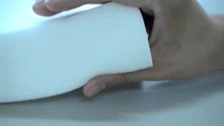 【希望サイズ販売】衝撃吸収低反発ウレタンスポンジの硬さ－手で押した時－