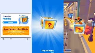 Subway Surfers Fabolous Friday Super Mystery Box Gameplay