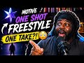 MOTIVE - ONE SHOT FREESTYLE 😳 HE DID THIS IN ONE TAKE?! (Reaction)