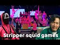 STRIPPERS PLAYING SQUID GAMES IN REAL LIFE 🦑 (for a designer bag👜) #squidgame #stripper