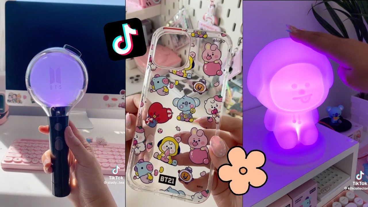 Cute ASMR BTS/BT21 Merch Unboxing📦Tiktok Compilation (part 4)