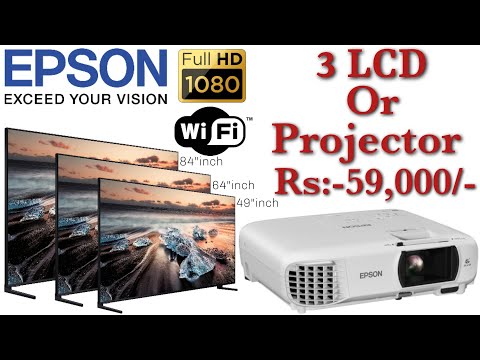 Epson EH-TW650 | 3LCD Projector | Best Budget Projector | Full HD Projector |Review| Demo | In Hindi