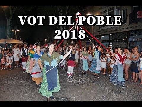 VOT DEL POBLE 2018 FESTA MAJOR DE VILANOVA I LA GELTRÚ
