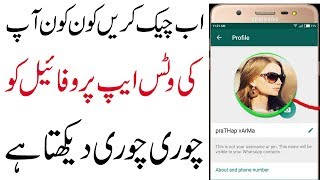 Who viewed my WhatsApp profile how to see screenshot 1
