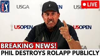 Phil Mickelson DELIVERS Explosive Speech At Golf Summit! Brian Rolapp LEFT STUNNED As Players ERUPT!