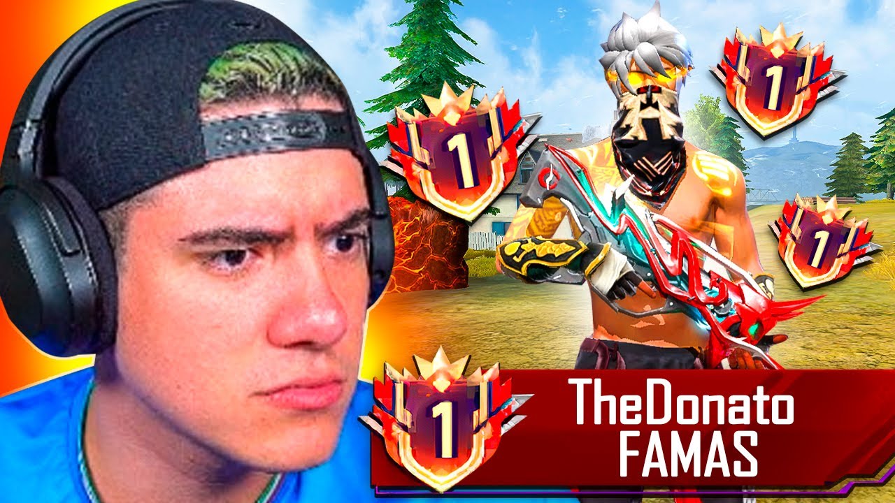 VOLVI A USAR LA FAMAS EN FREE FIRE Y SERE EL TOP 1 - TheDonato