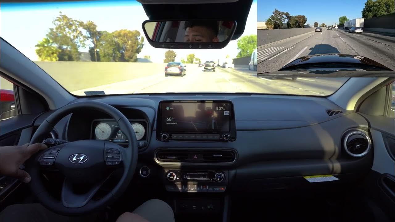 2022 Hyundai Kona Adaptive Cruise Control Demonstrated YouTube