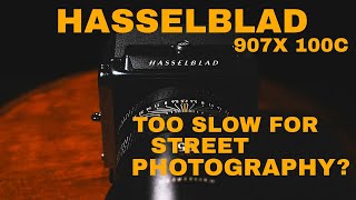 Hasselblad 907x 100C hands on street photography in Brussels