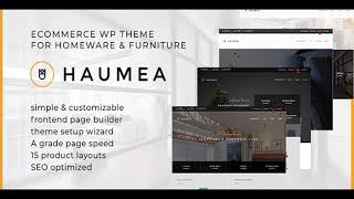 Haumea - E-Commerce Wp Theme For Homeware And Furniture Themeforest Website Templates And Themes