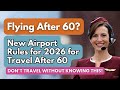 New Airport Rules for 2026 Every Senior Traveler MUST Know!