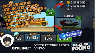 Hill Climb Racing Mod Apk Terbaru 2023 !! Versi V1.57.0 !! Unlimited Coins & No PW!! screenshot 4