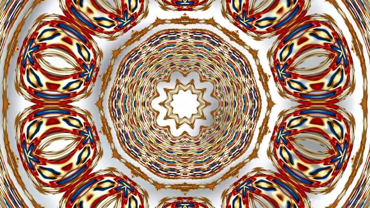 Kaleidoscope Visuals for Energy Boost: Uplifting Kaleidoscope Video