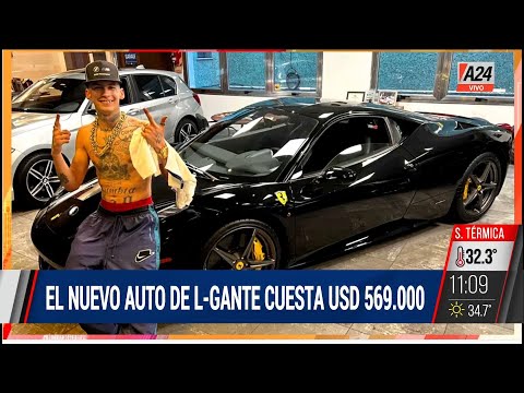 L-Gante se compró una Ferrari de USD 569.000