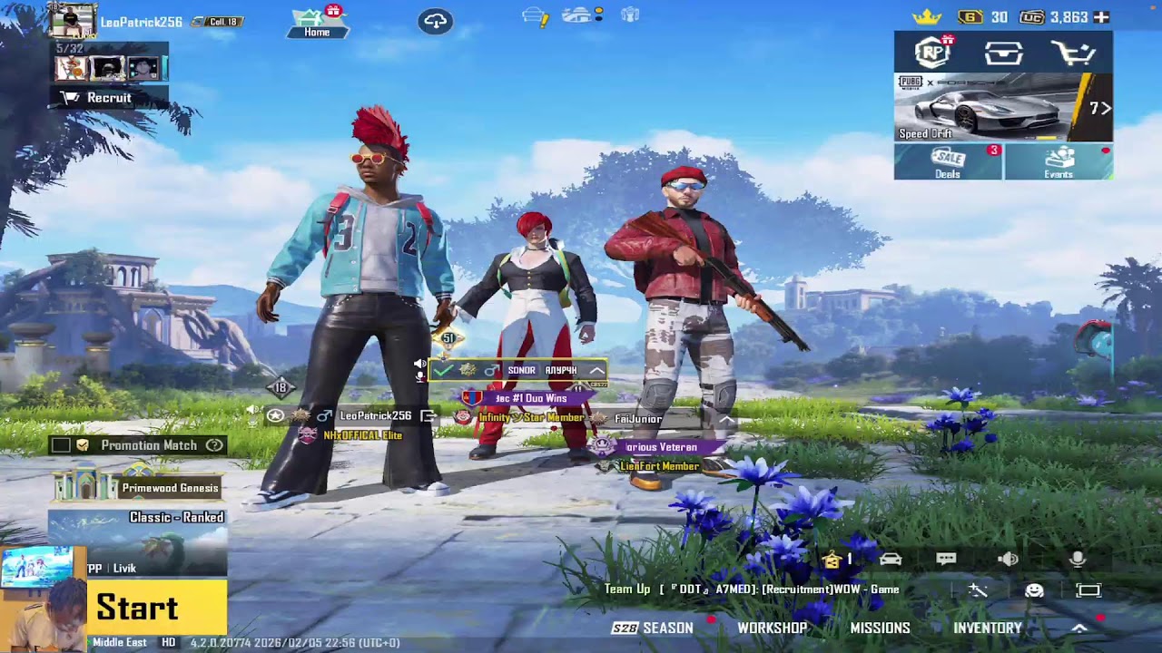 Live trying new event with little brother | Pubg Mobile 