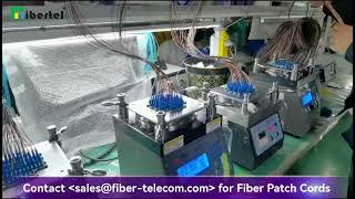 Fibertel Fiber Patch Cord Production Video