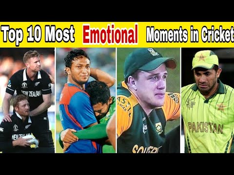 Top 10 most Emotional moments in Cricket |Which will make you Cry 🥺😭 ...