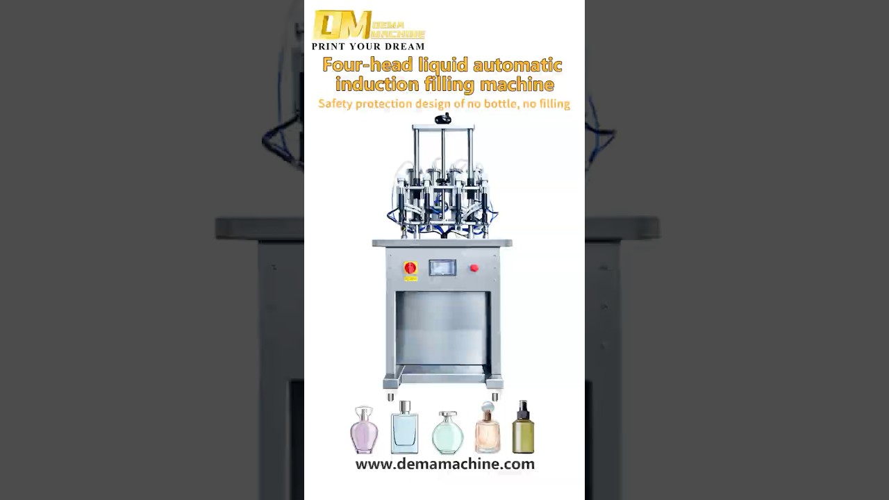 💧 4-Head Semi-Automatic Filling Machine