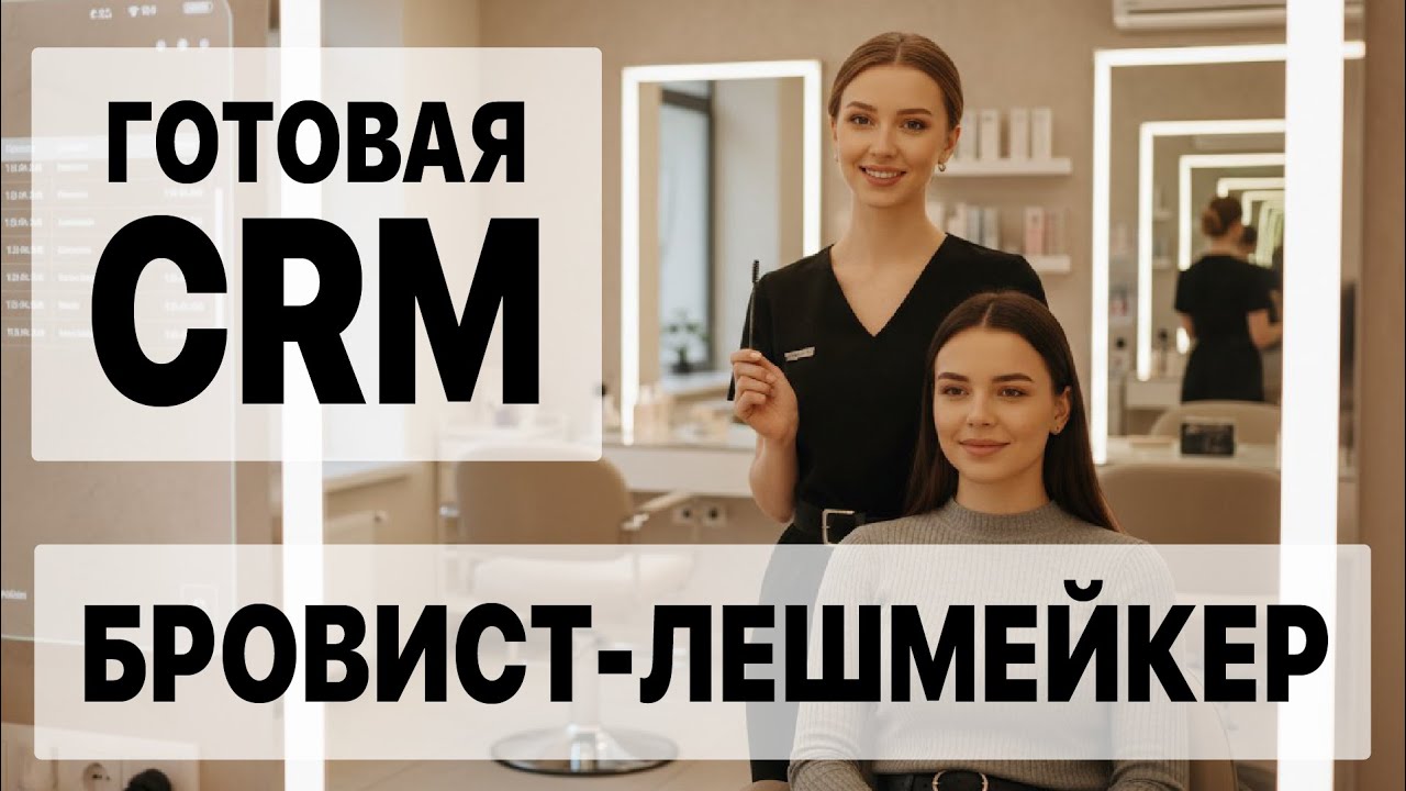 CRM для лашмейкера и бровиста: 5 воронок продаж, записи и возврата клиентов