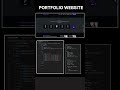How to Make Portfolio Website for Web Developer  #coding #javascript #reactjs  #portfolio