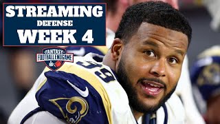 Defense Wins Championships - Defense Streaming Week 4