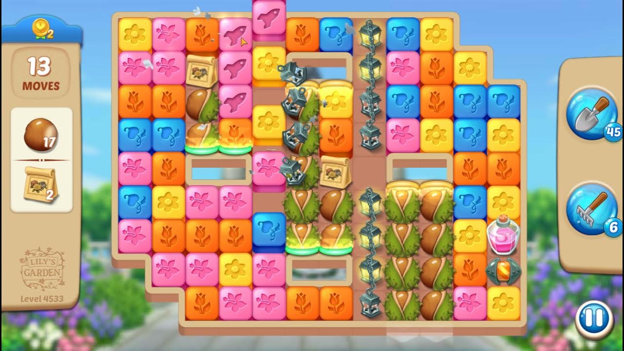 Lily's Garden Level 4533 No Boosters YouTube