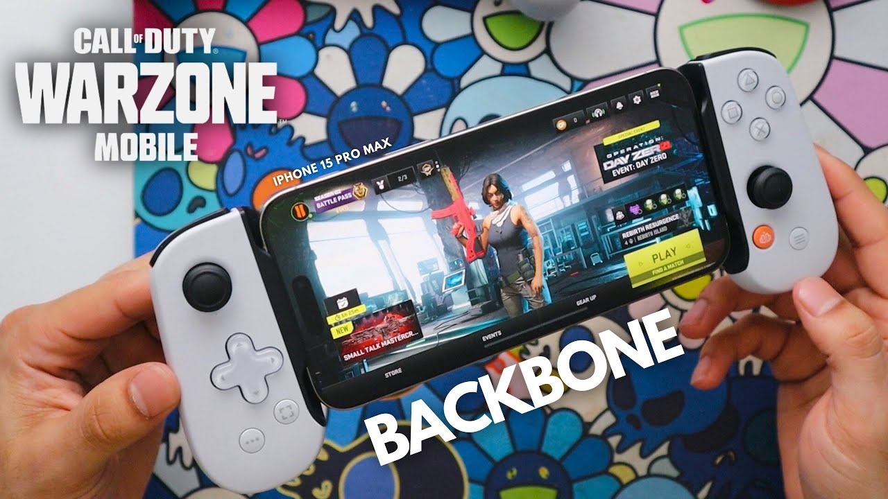 I got the Playstation Backbone for Warzone Mobile! (Iphone 15 Pro