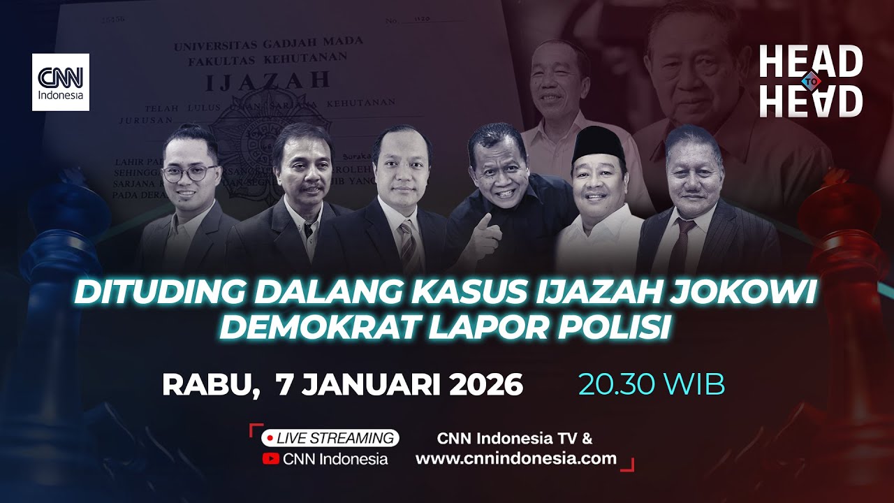 Dituding Dalang Kasus Ijazah Jokowi, Demokrat Lapor Polisi | Head To Head With Elvira