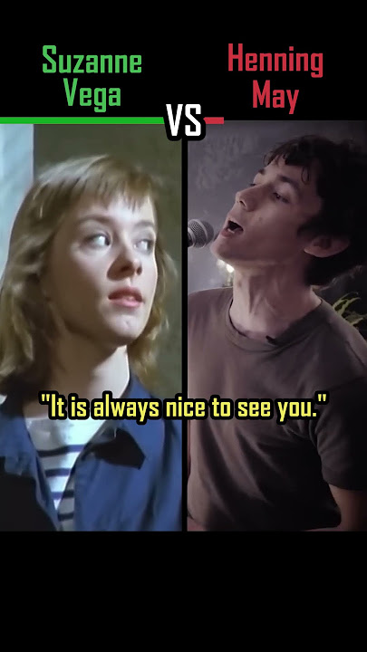 HENNING MAY vs SUZANNE VEGA - Tom's Diner - #shorts #versus #music