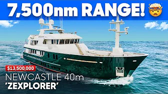 ULTIMATE Bluewater Liveaboard Explorer? 🌊 | Newcastle 40m 'ZeXplorer' Tour & Review | YachtBuyer