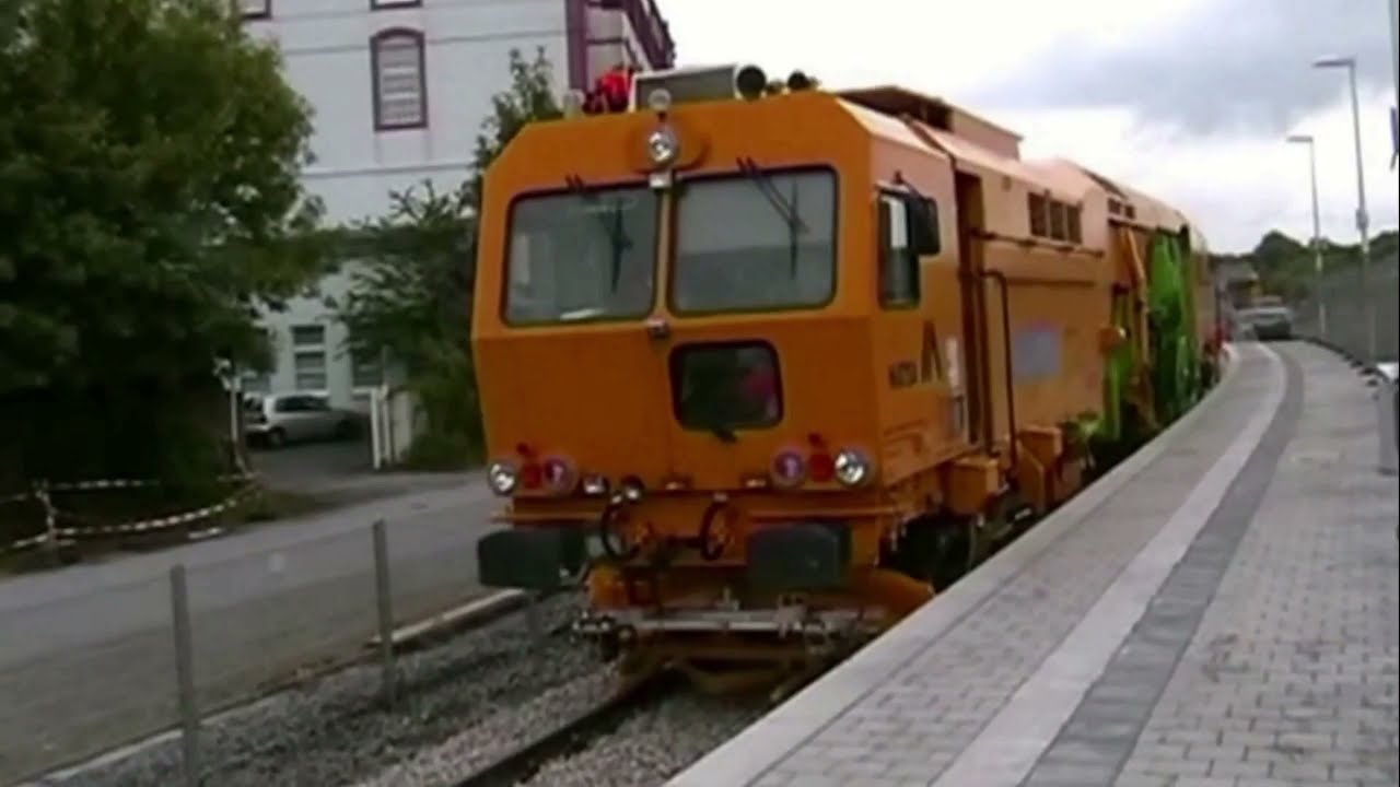 Gleisverlegung in Lüdenscheid 2009