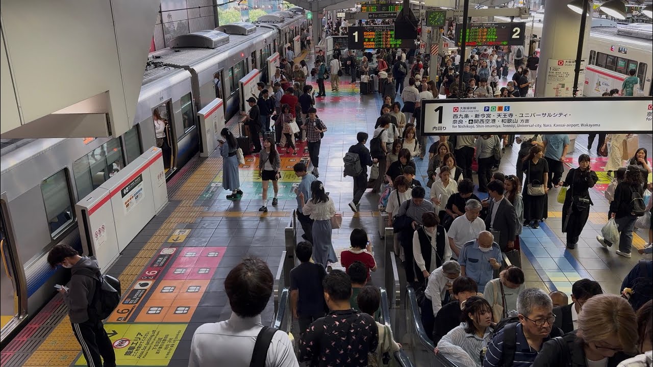 【JR西日本】6月8日　大阪駅の人出　2026/6/8（4K HDR 60fps）