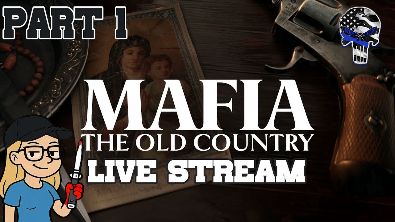Allie Plays Mafia The Old Country: Part 1 (Twitch Live Stream)