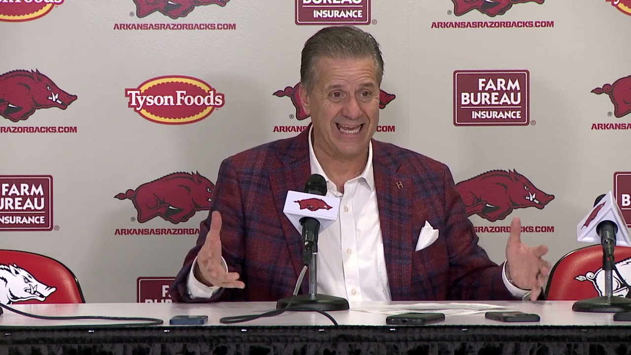 John Calipari press conference: Arkansas 108, South Carolina 74