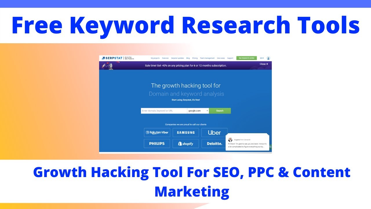 Serpstat Tutorial In Hindi // All In One SEO Tool // Free Keyword ...