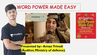 Word Power Made Easy Dictionary Part-7 | CGL CHSL CPO IBPS CAT CLAT CDS